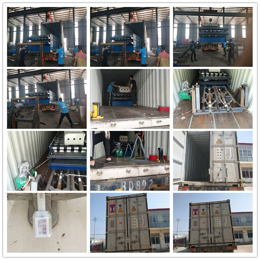 New Popular Custom Three Tier Layer Deck Roofing Sheet Making Different Color Metal Steel Products Roof Tile Cold Roll Forming Making Machine Production Line