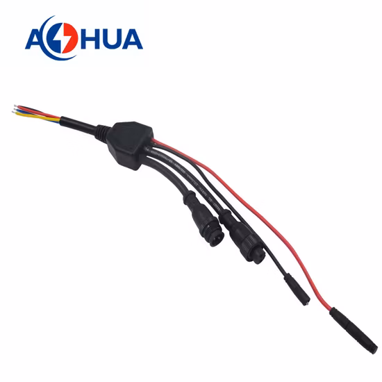 Aohua 1 entrée vers N sorties répartiteur de câble IP65 connecteur de Type Y en PVC 2 3 4 broches