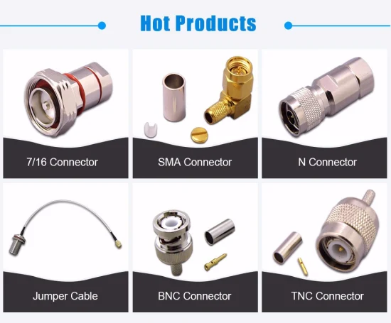 Connecteur à pince mâle Coaxial RF de Type N, fil étanche 50ohm, pour câble LMR300